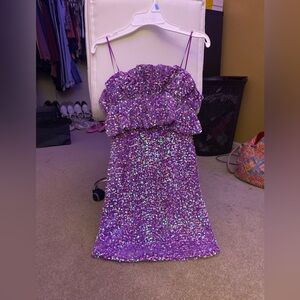 Dillard’s Allison & Kelly Strapless Formal Mini Dress